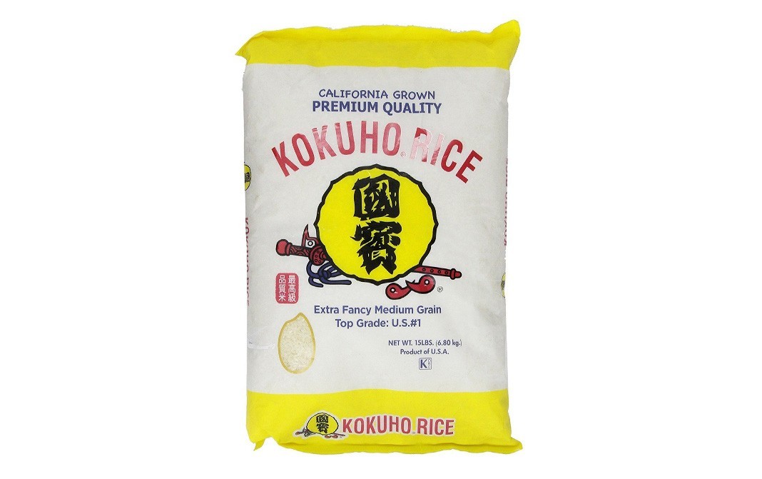 Kokuho California Grown Sushi Rice    Pack  6.8 kilogram
